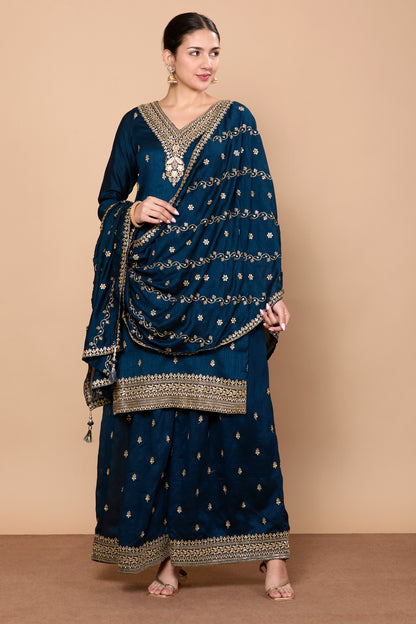 Rajeshri Palazzo Suit - Roop Darshan