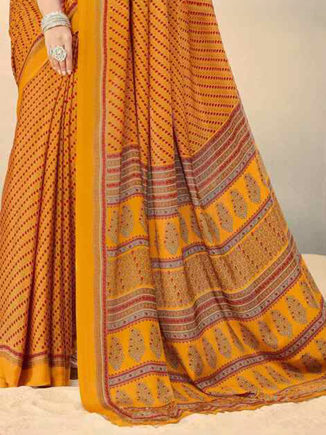 Jaisha Silk Printed Saree