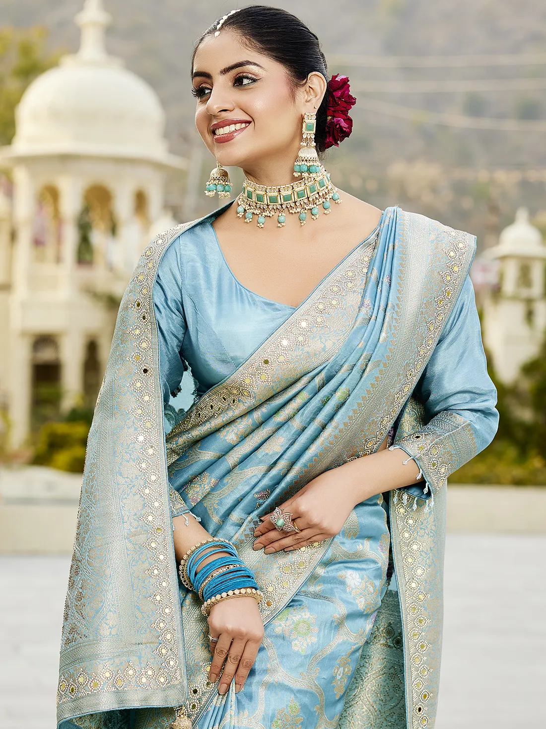 Pavitra Banarasi Choli Saree