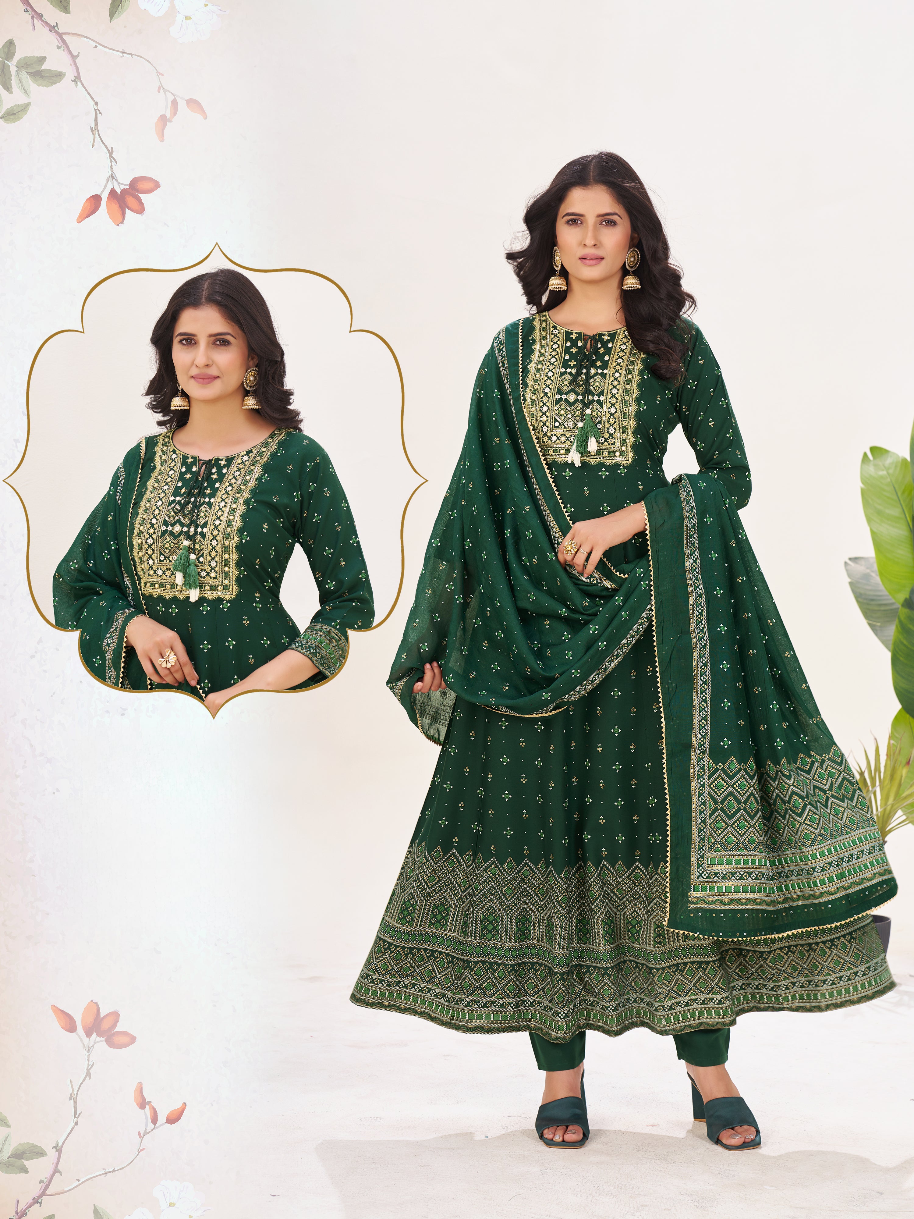 Varni Flair Suit - Roop Darshan