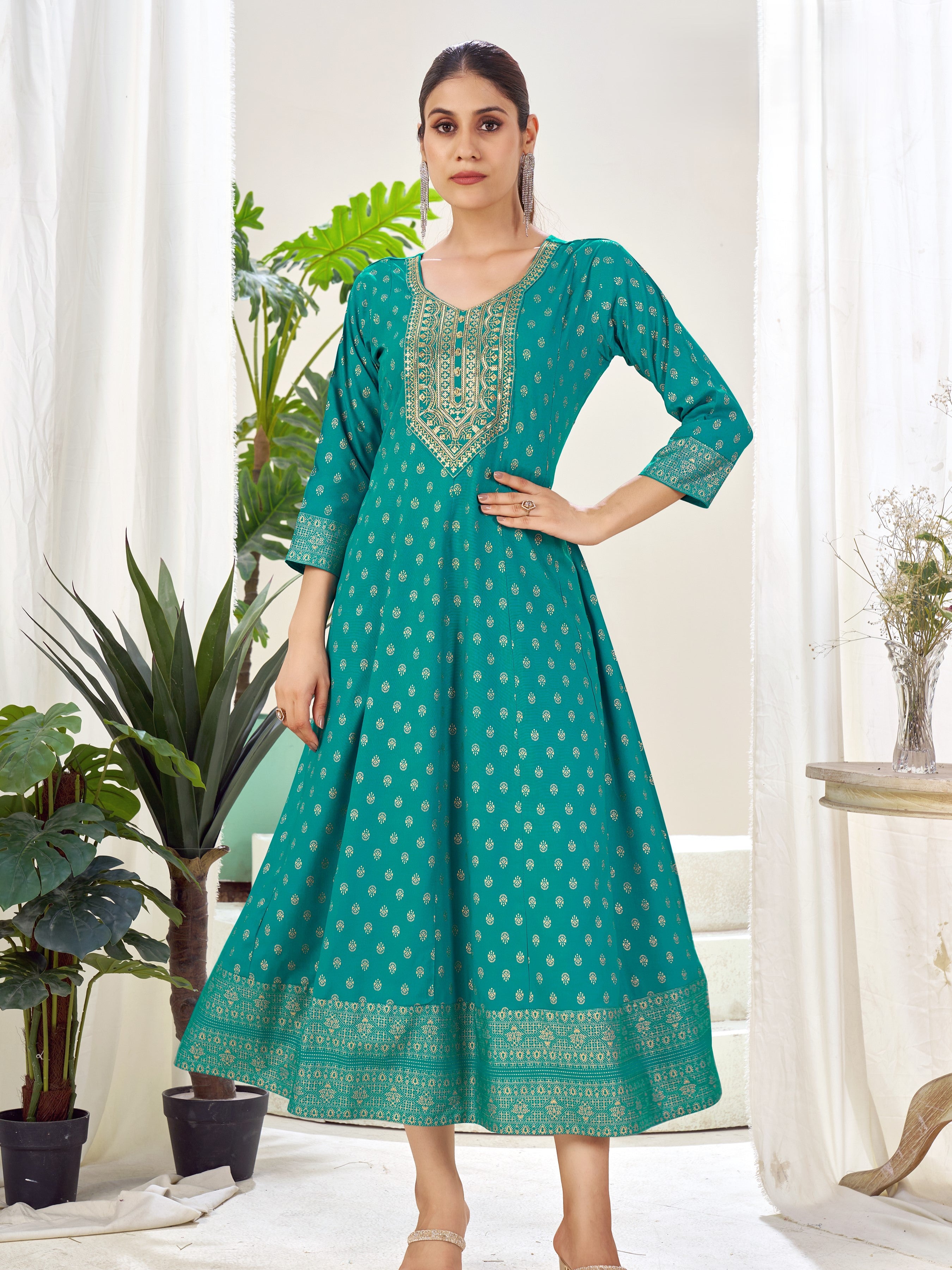 Heer Flair Kurti - Roop Darshan