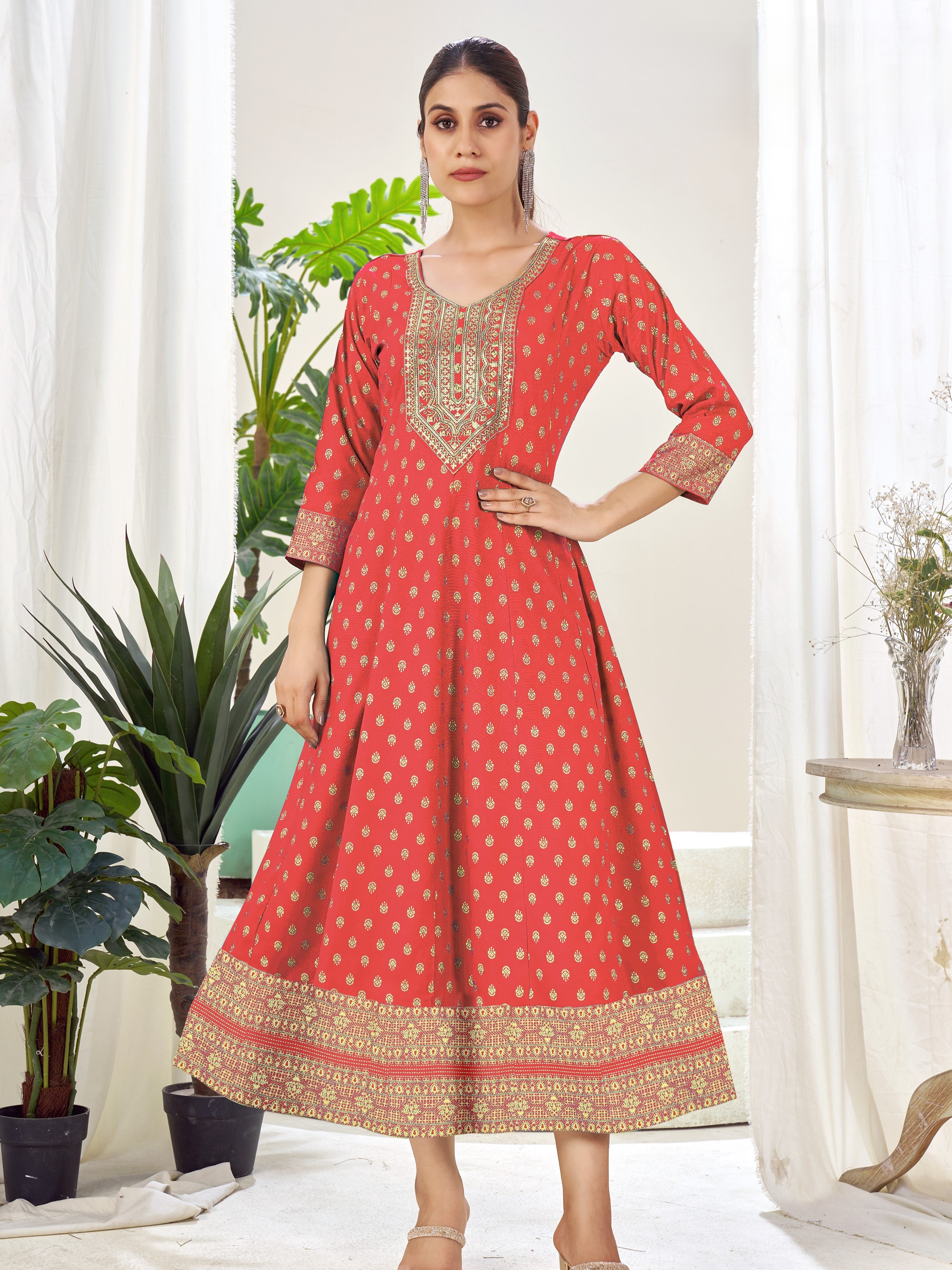 Heer Flair Kurti - Roop Darshan