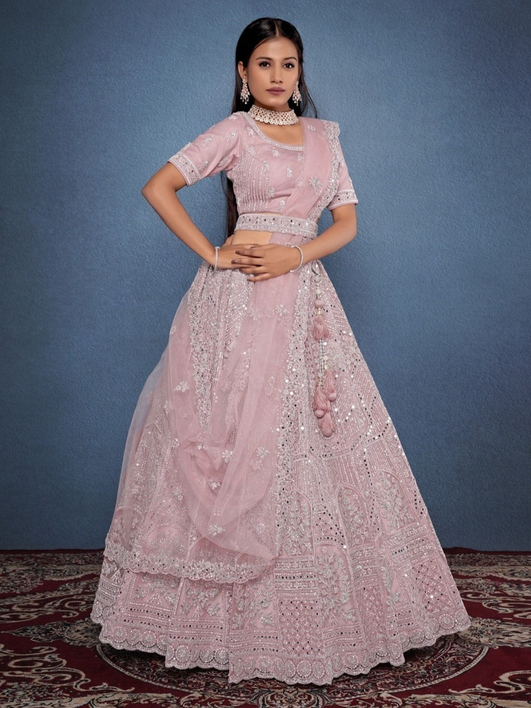Devina Unstitched Lehenga Choli - Roop Darshan