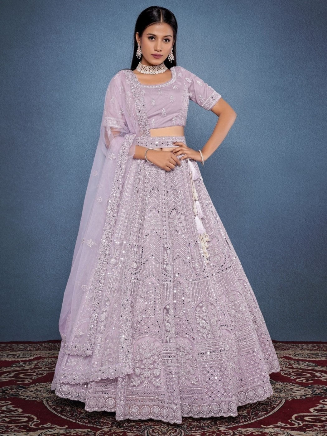 Devina Unstitched Lehenga Choli - Roop Darshan