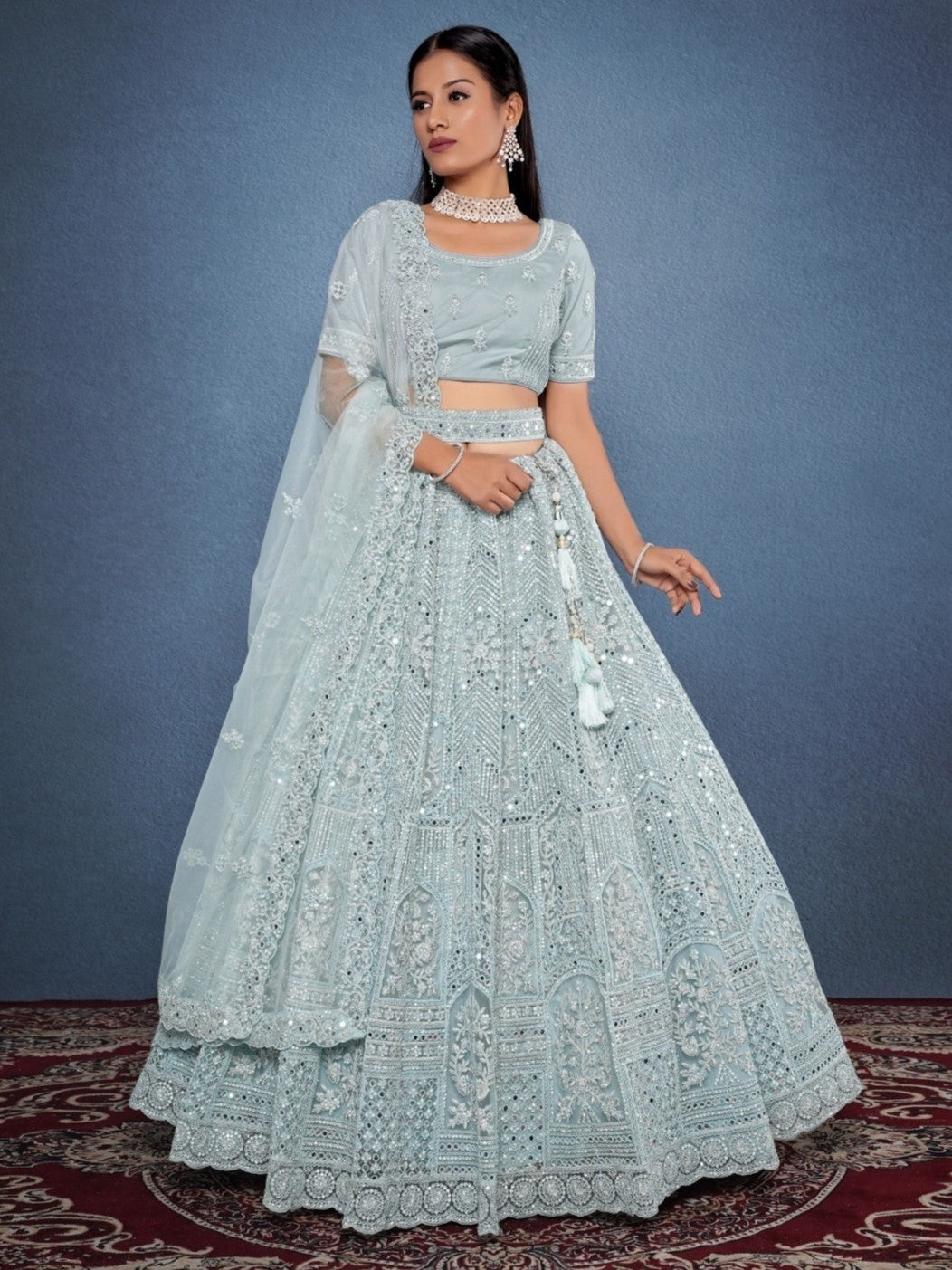 Devina Unstitched Lehenga Choli - Roop Darshan