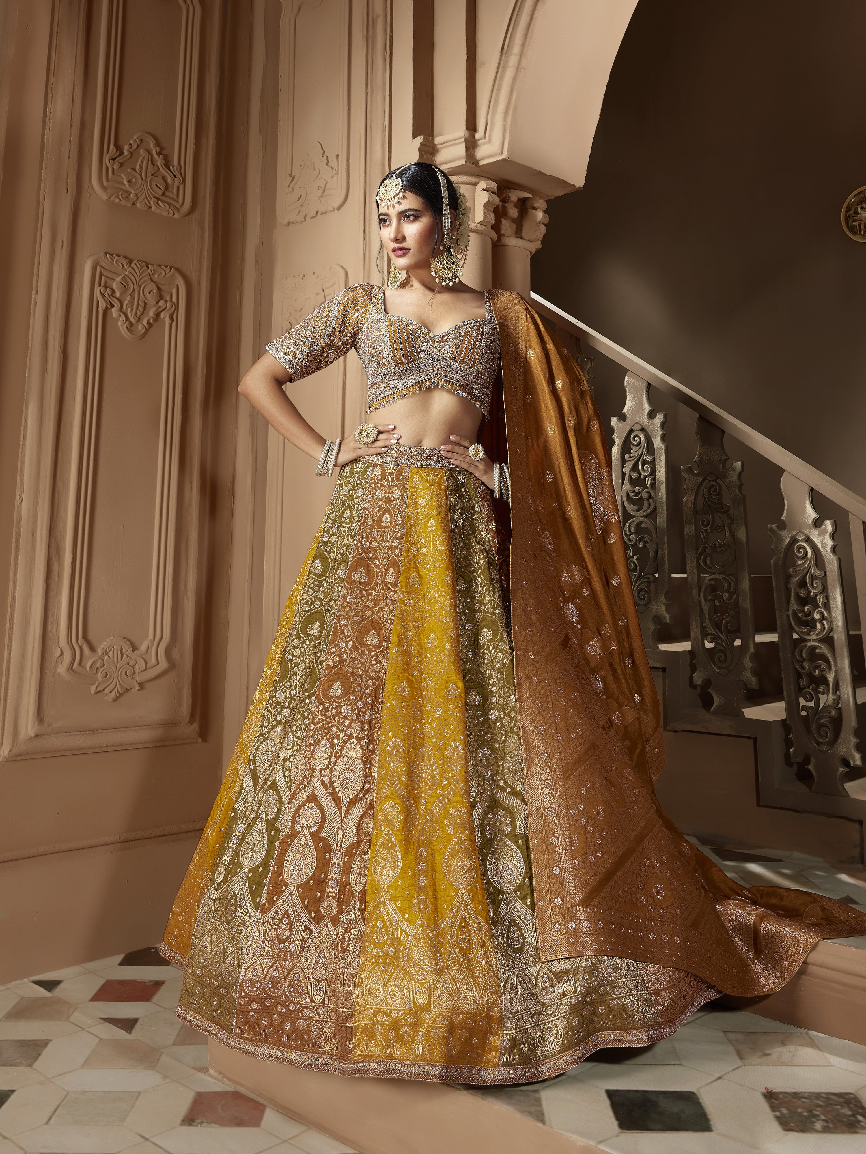 Sonali Lehenga Choli - Roop Darshan