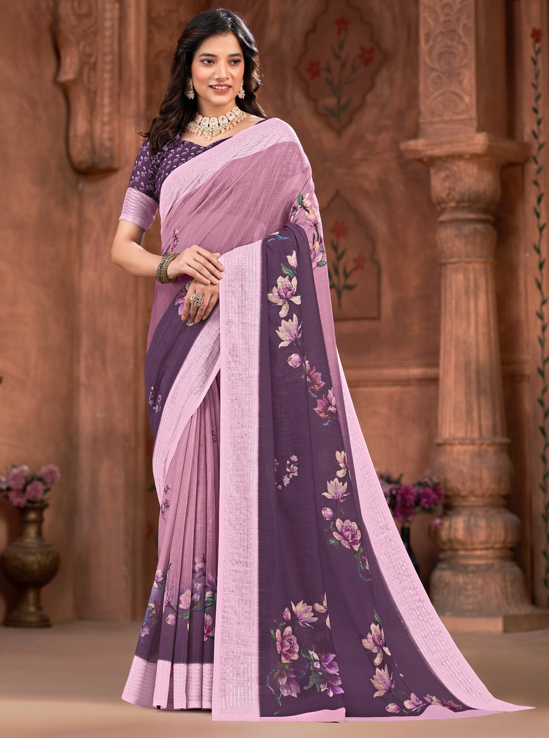 Cotton Saree Roop Darshan