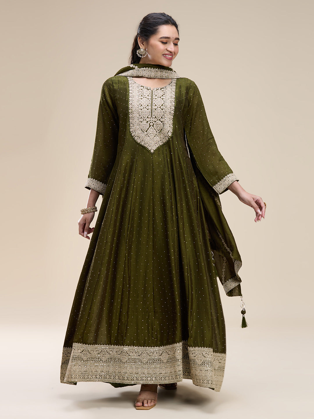 Abhira Flair Suit - Roop Darshan