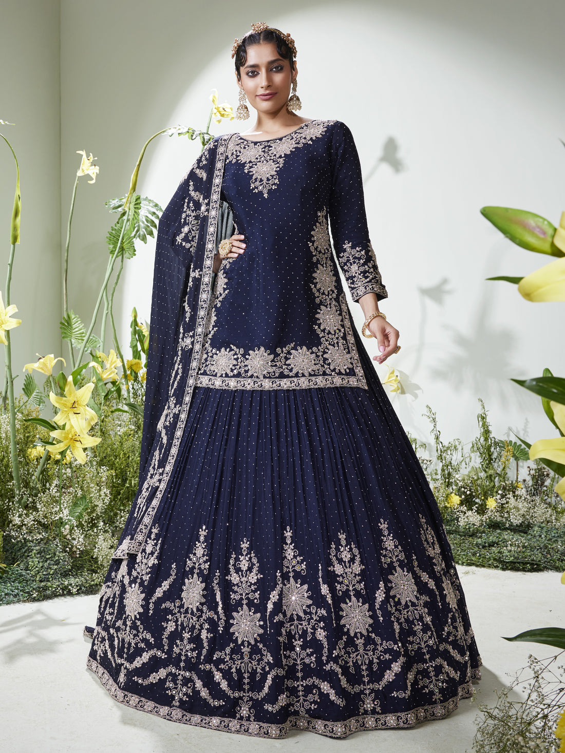Alia Long Top Lehenga
