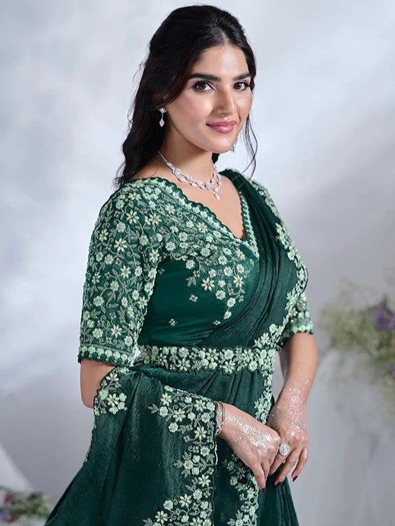 Lavanya Ready To Wear Choli Saree - Roop Darshan