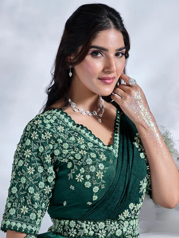 Lavanya Ready To Wear Choli Saree - Roop Darshan