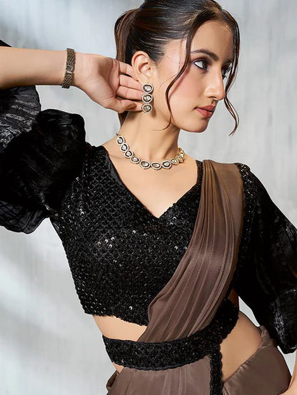 Fazia Ready To Wear Choli Saree - Roop Darshan