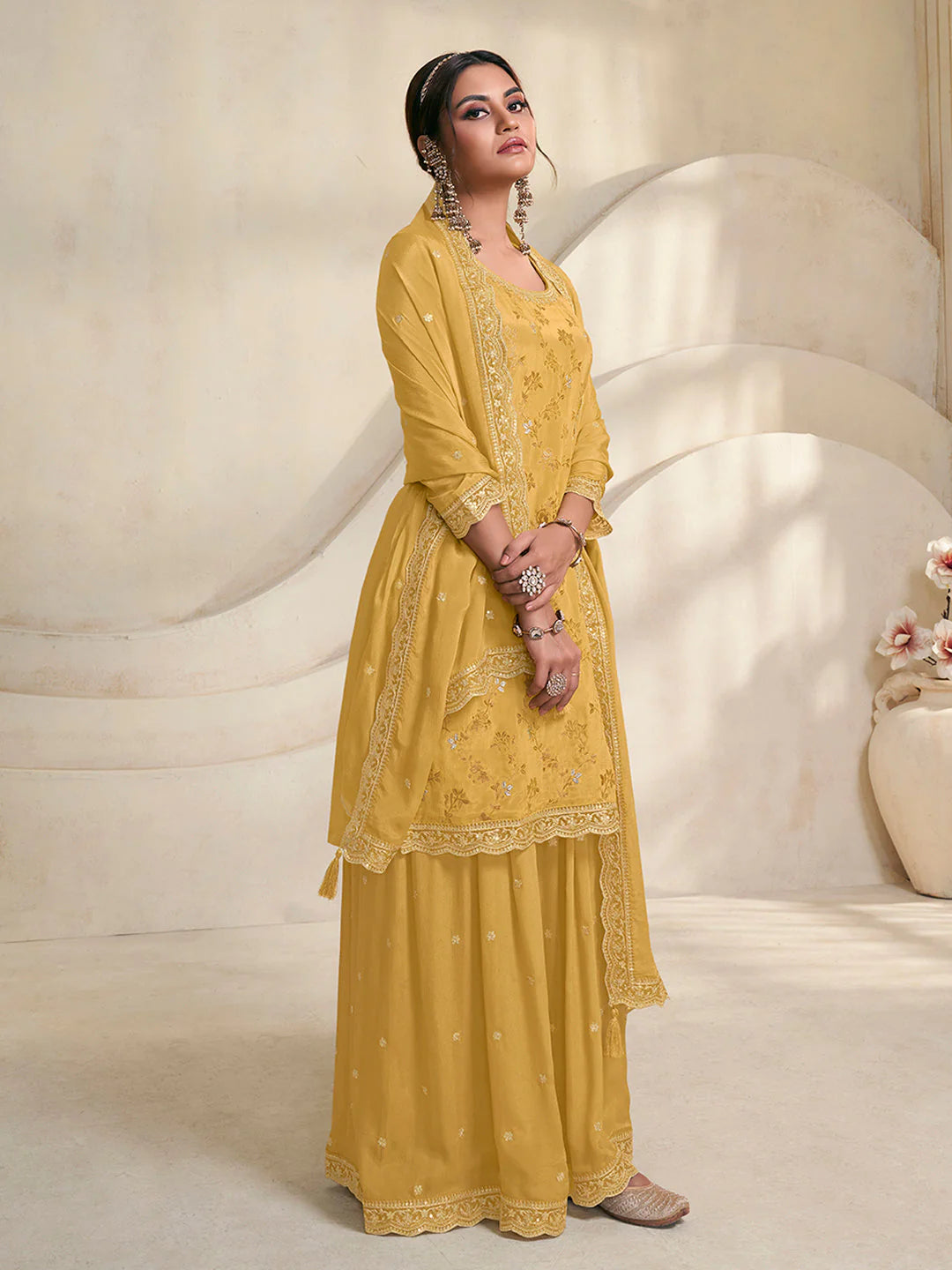 Somya Palazzo Suit - Roop Darshan