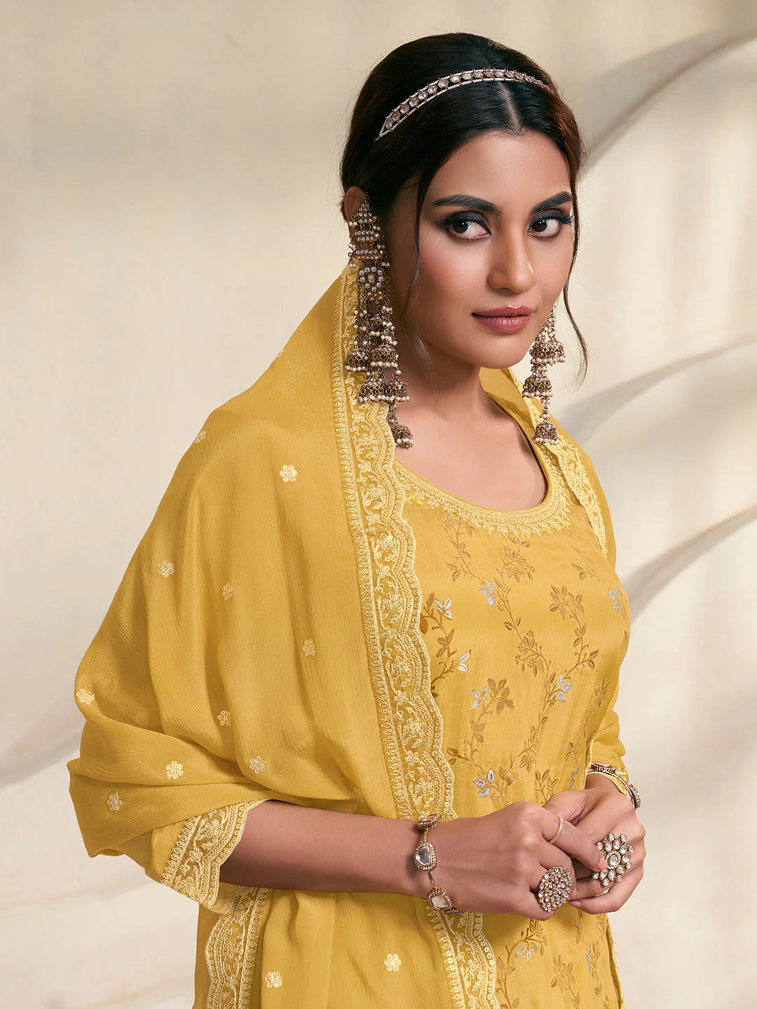 Somya Palazzo Suit - Roop Darshan