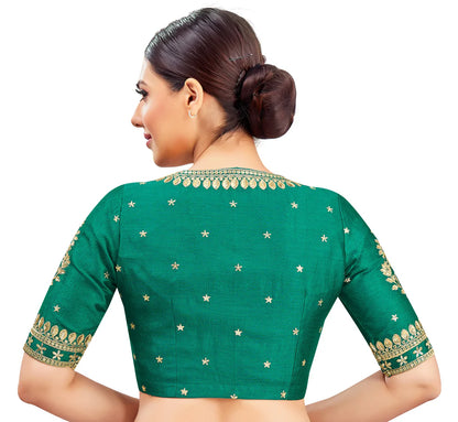 Silk Zari Tiki Work Blouse