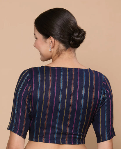 Cotton V Neck Blouse - Roop Darshan