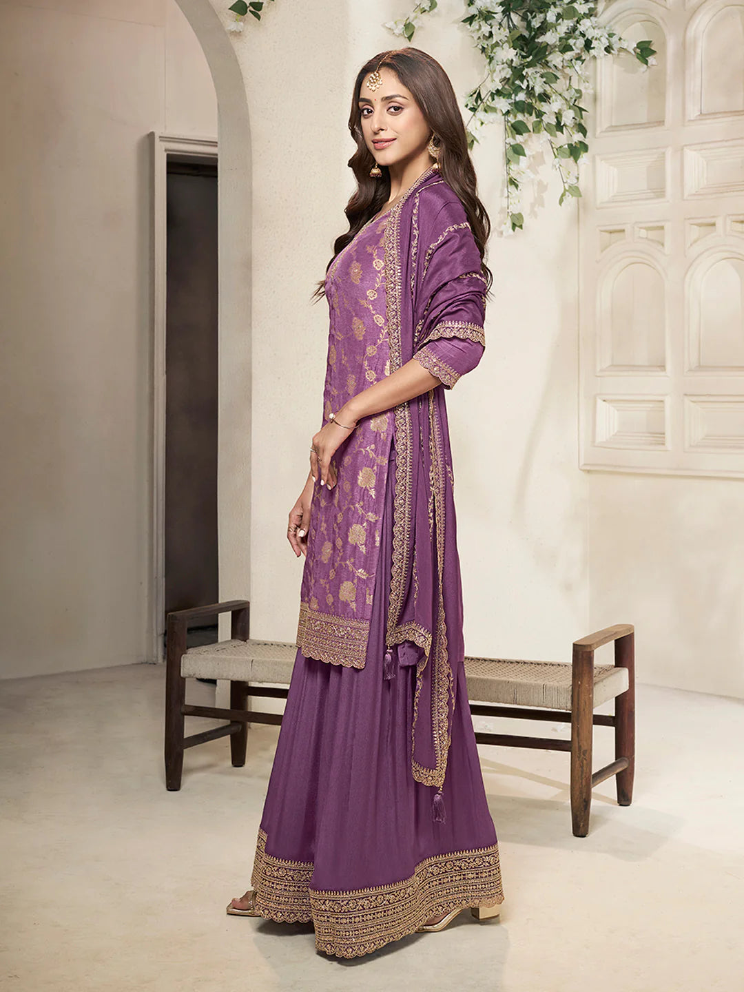 Pahel Palazzo Suit - Roop Darshan