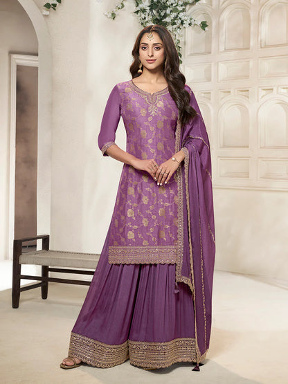 Pahel Palazzo Suit - Roop Darshan