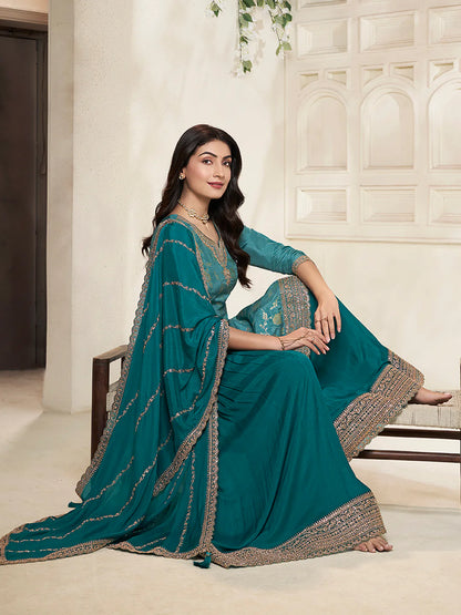Pahel Palazzo Suit - Roop Darshan