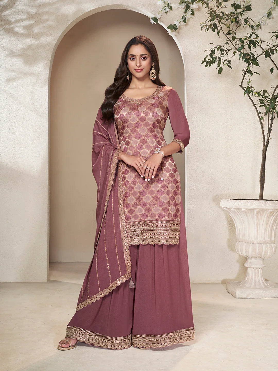 Fara Sharara Suit - Roop Darshan