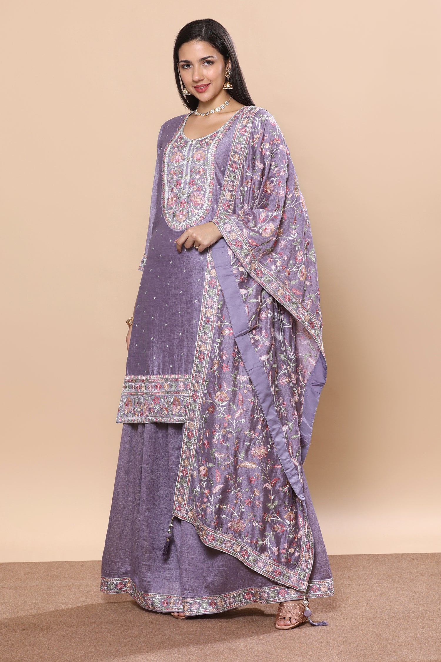 Deepali Palazzo Suit - Roop Darshan