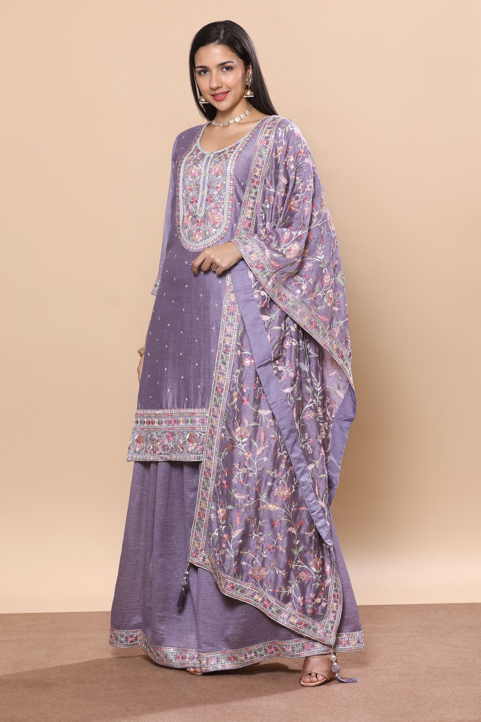 Deepali Palazzo Suit - Roop Darshan