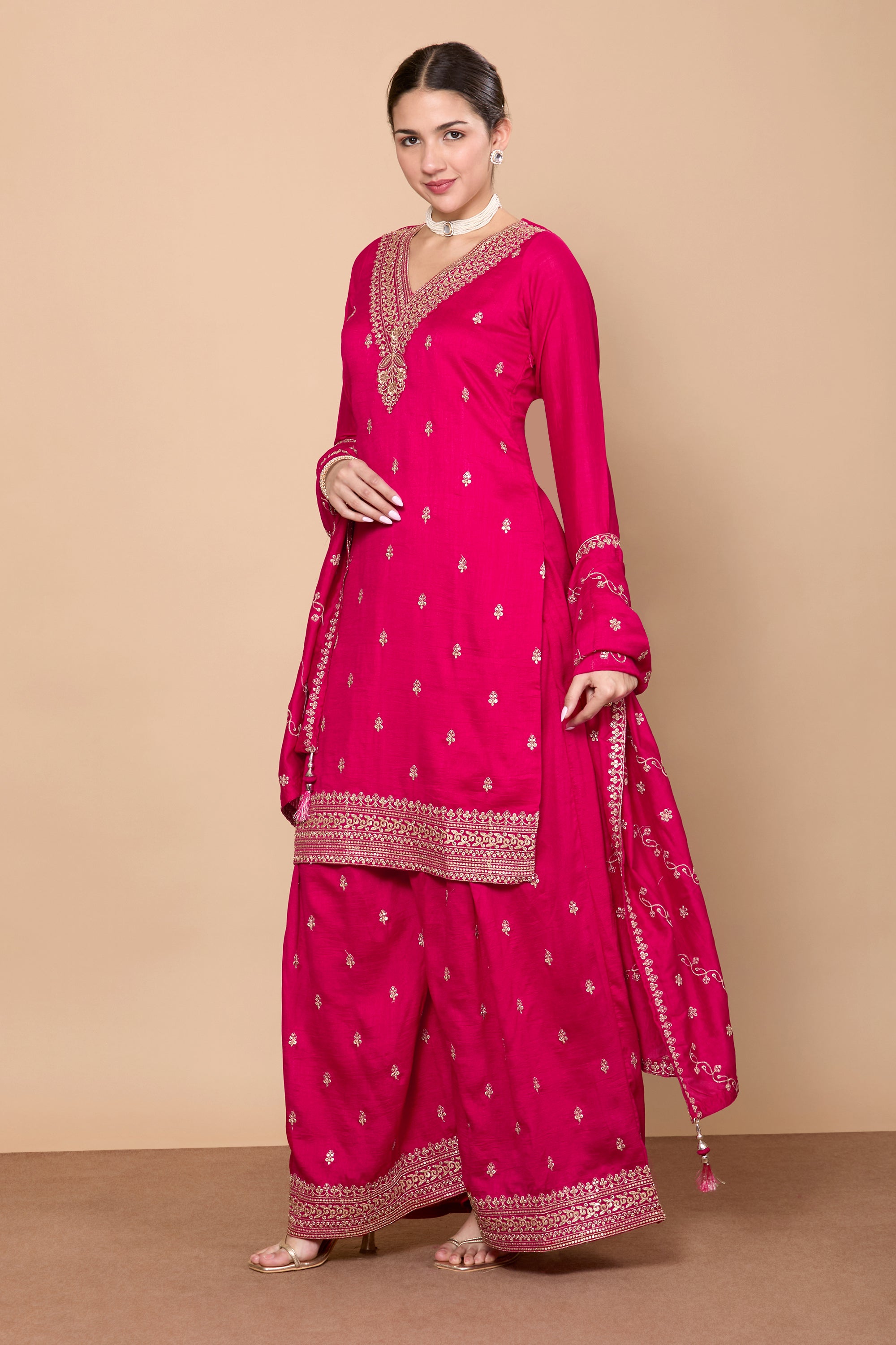 Rajeshri Palazzo Suit - Roop Darshan