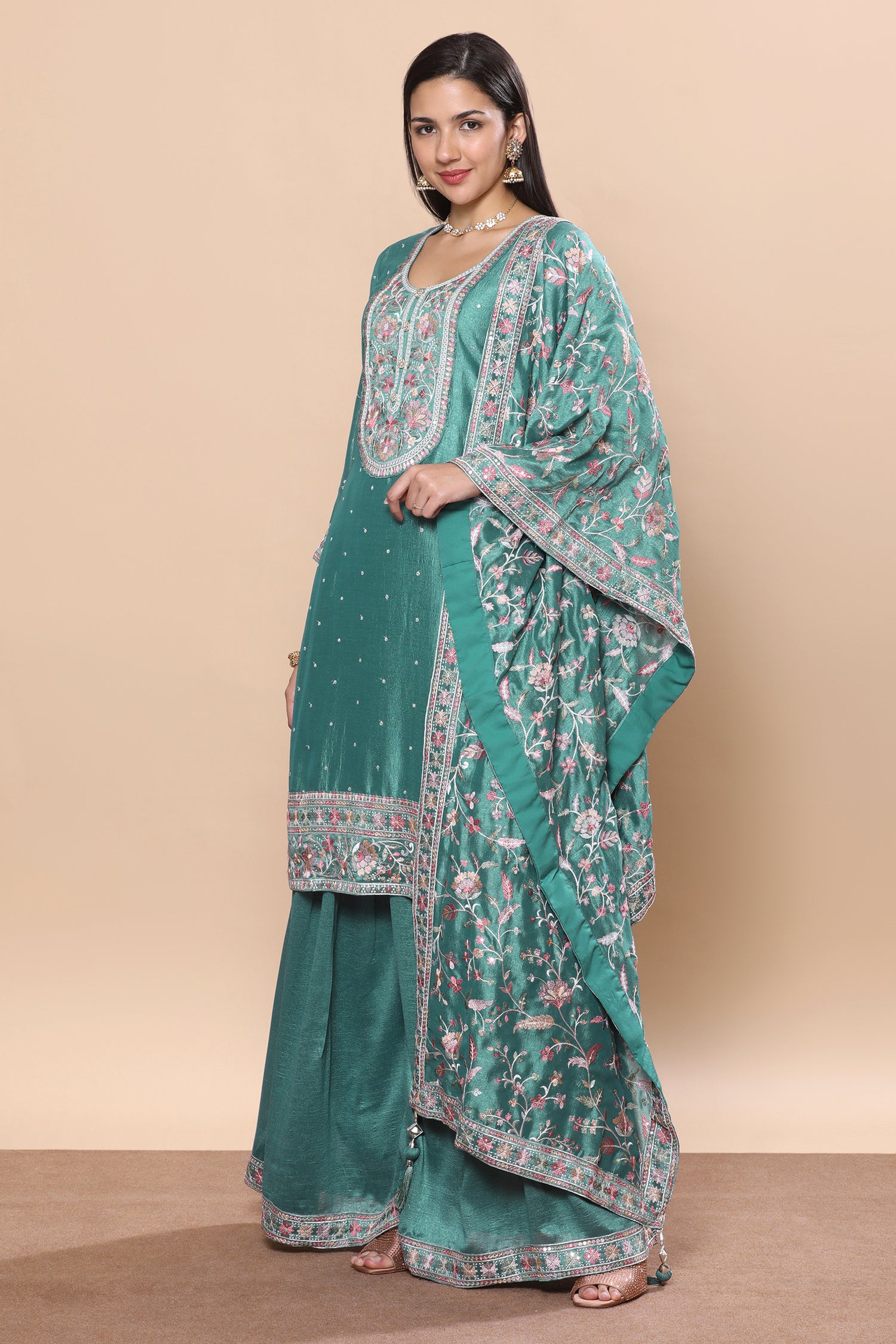 Deepali Palazzo Suit - Roop Darshan