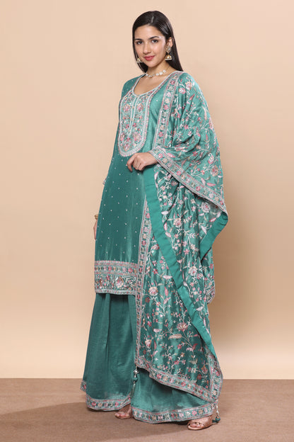 Deepali Palazzo Suit - Roop Darshan
