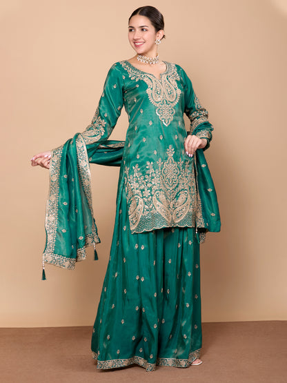 Aditi Palazzo Suit - Roop Darshan