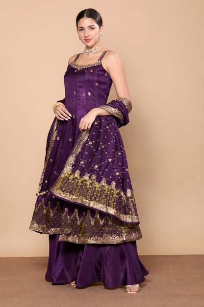 Fara Palazzo Suit - Roop Darshan