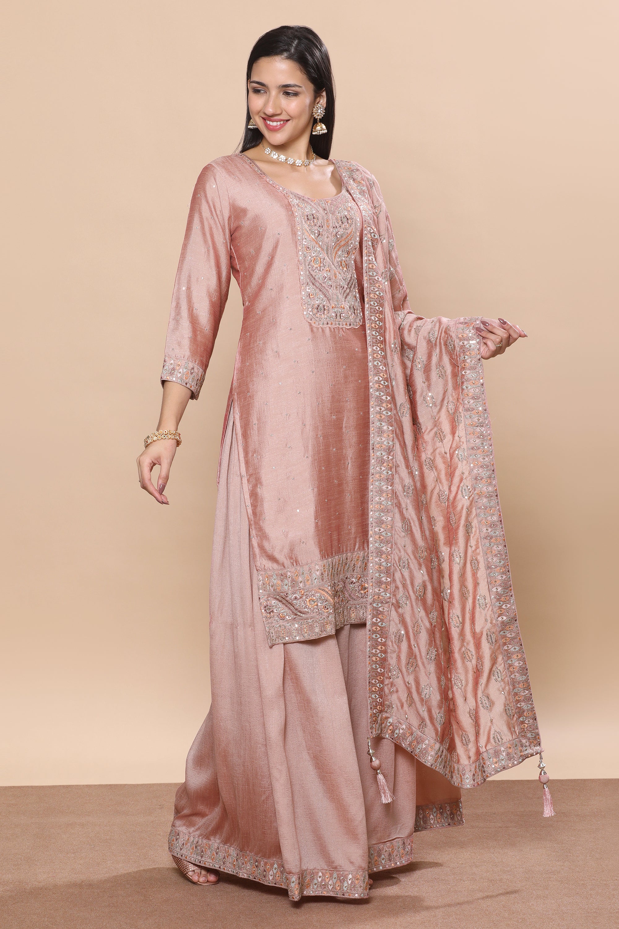 Bindiya Palazzo Suit - Roop Darshan