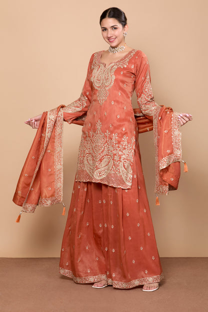 Aditi Palazzo Suit - Roop Darshan
