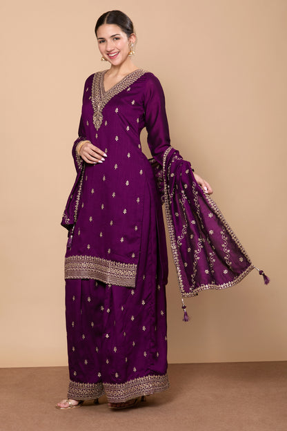 Rajeshri Palazzo Suit - Roop Darshan