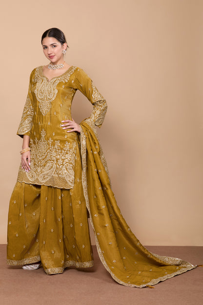 Aditi Palazzo Suit - Roop Darshan