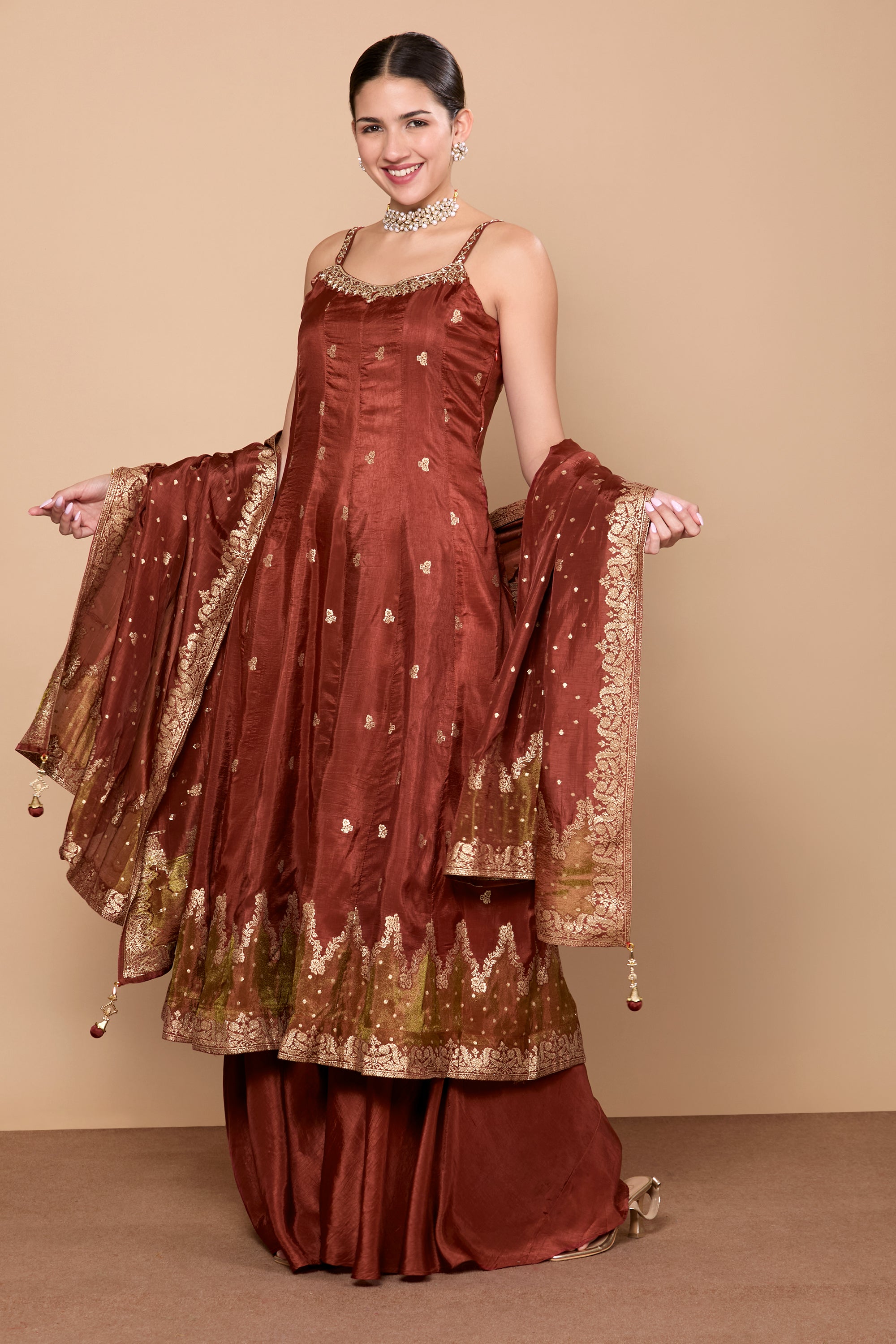 Fara Palazzo Suit - Roop Darshan