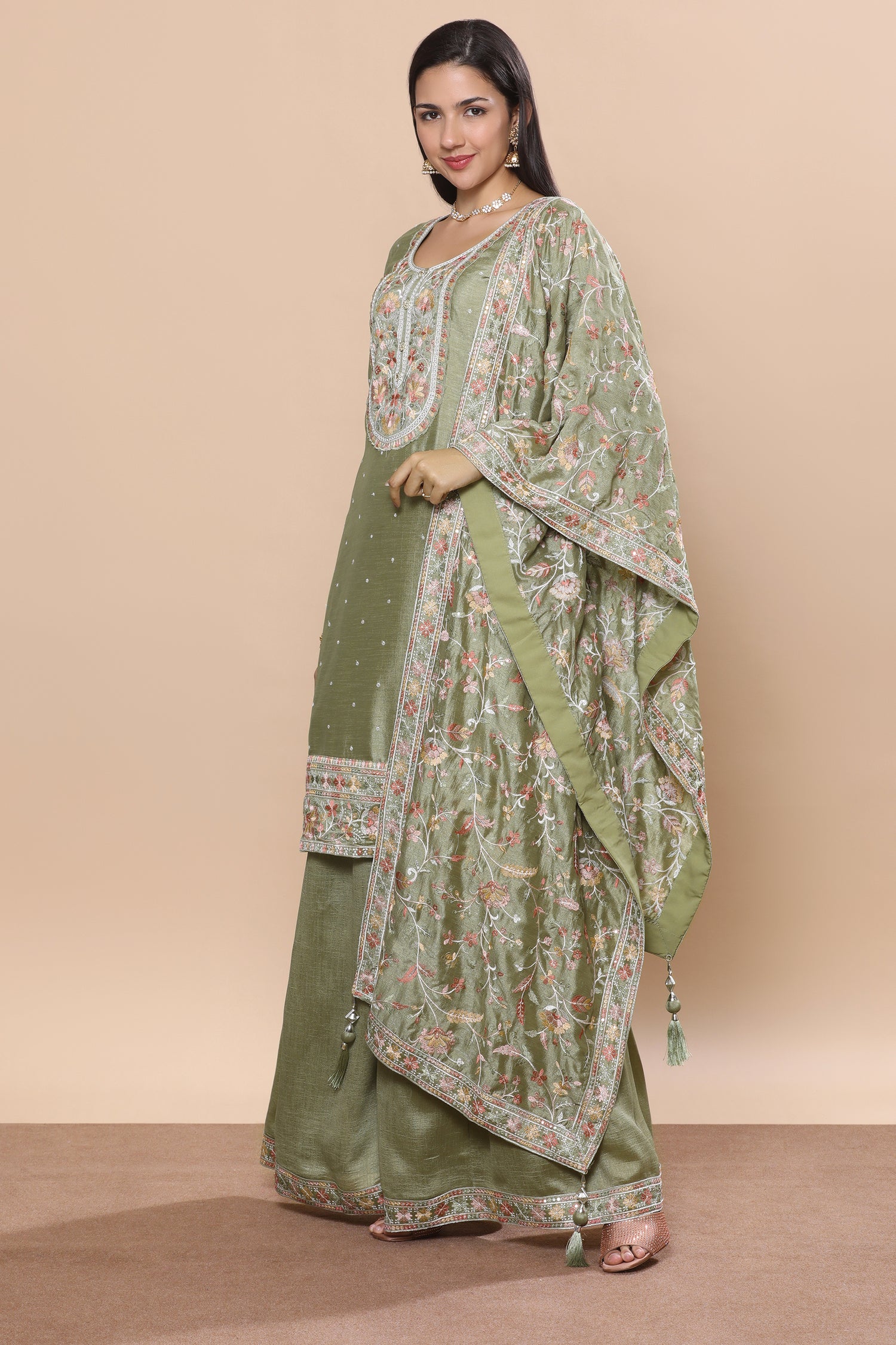 Deepali Palazzo Suit - Roop Darshan