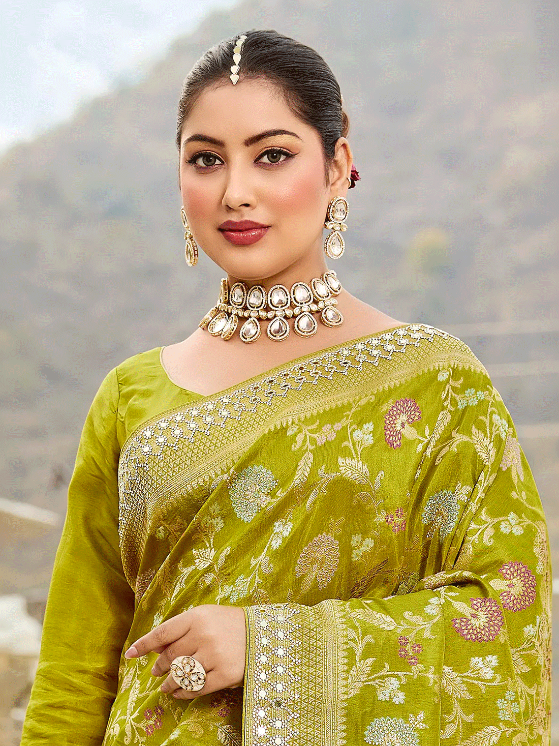 Amoli Silk Choli Saree