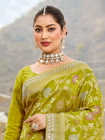 Amoli Silk Choli Saree