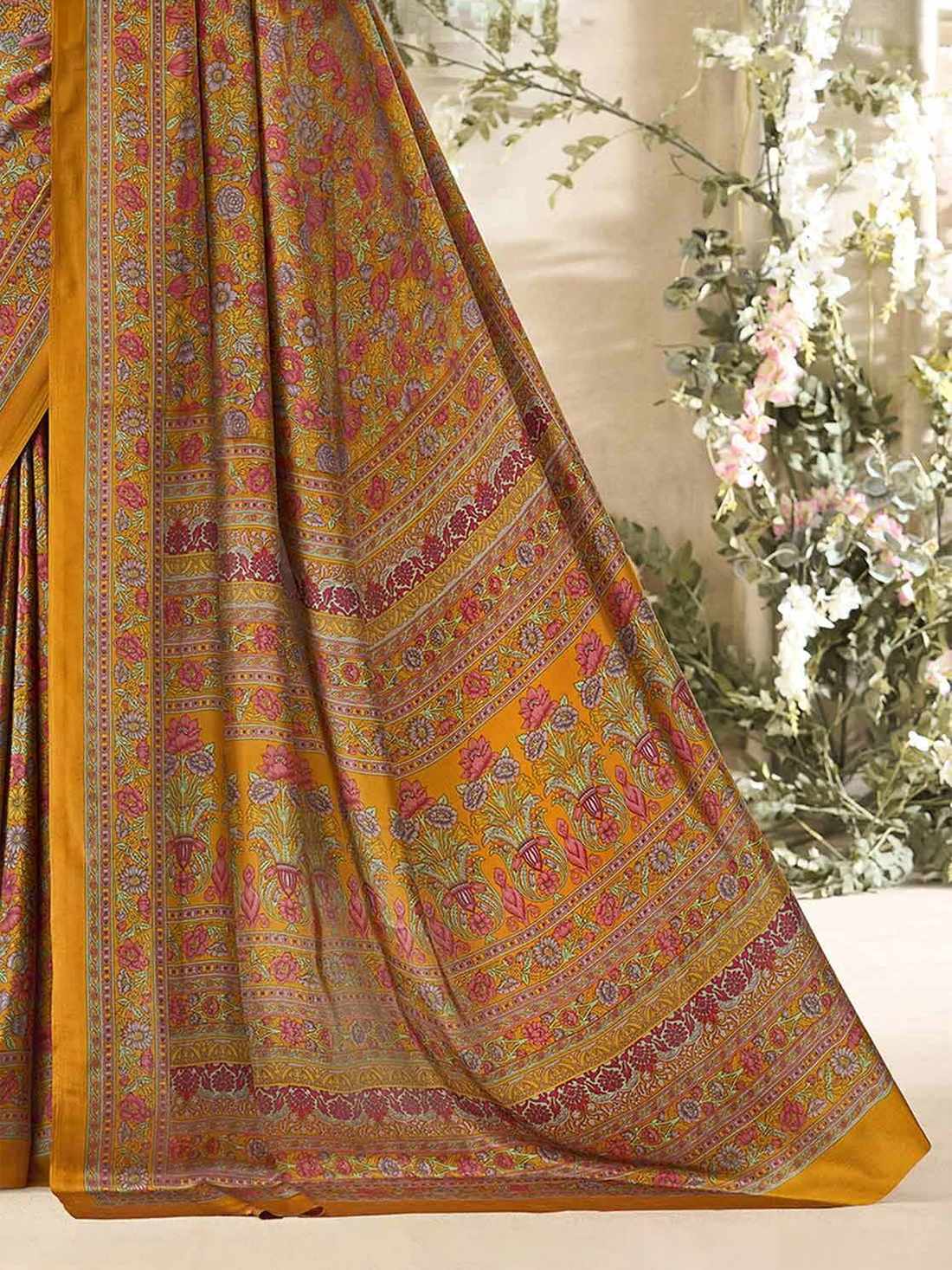Pooja Silk Printed Saree