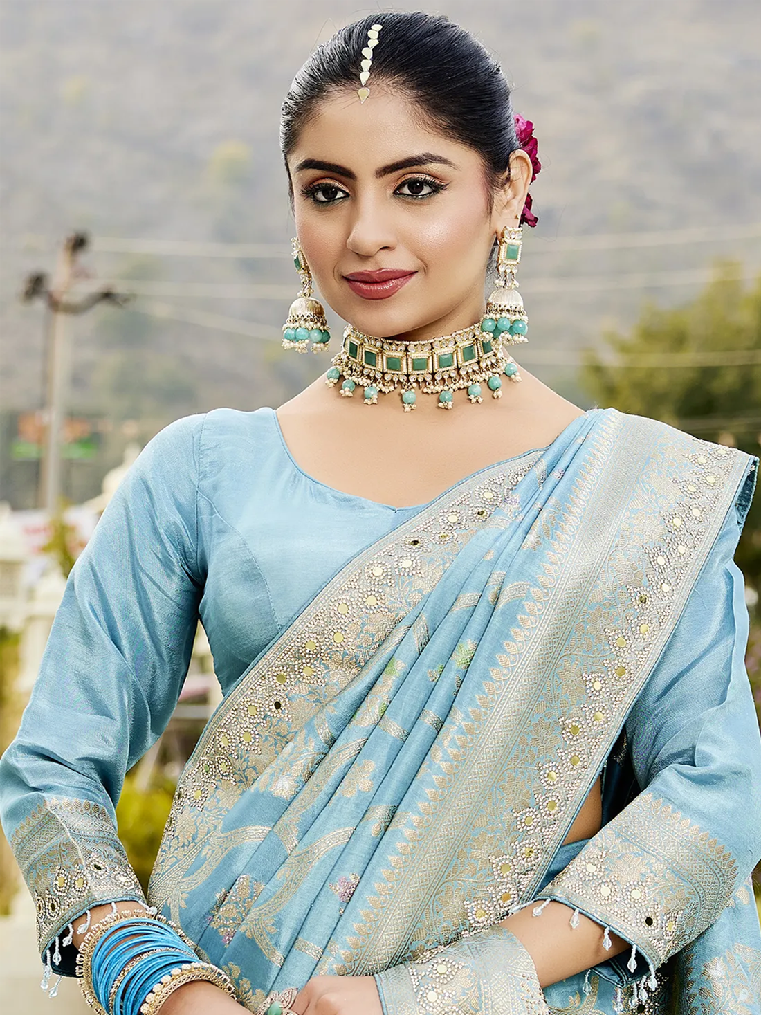 Pavitra Banarasi Choli Saree