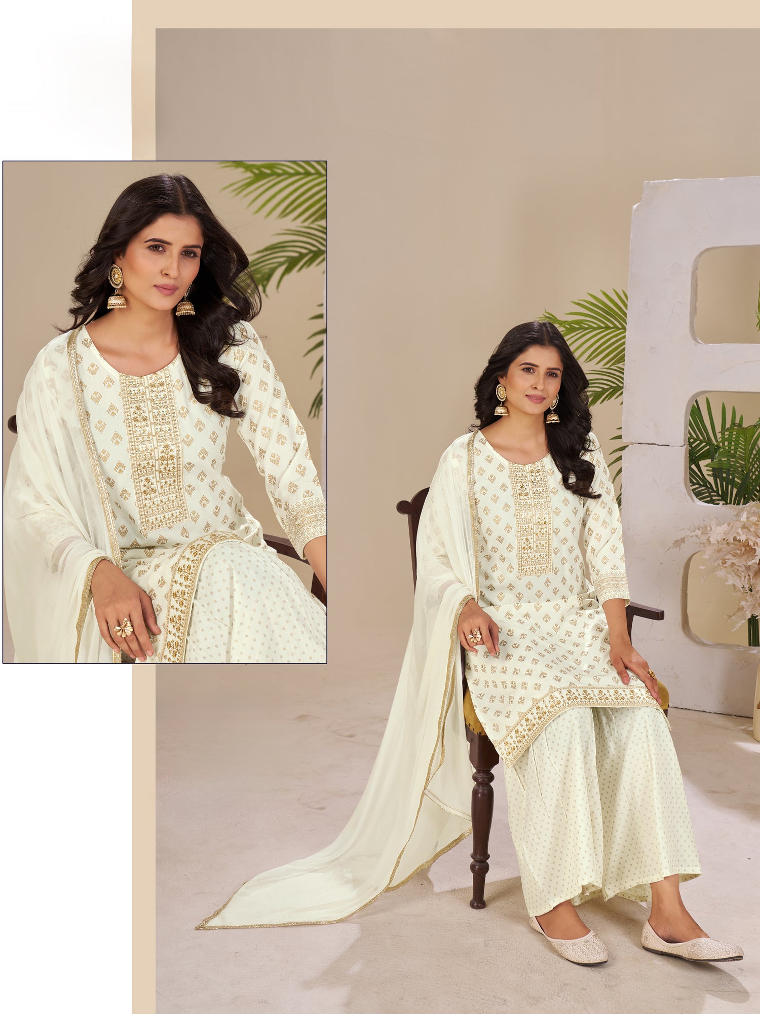 Hirva Sharara Suit - Roop Darshan