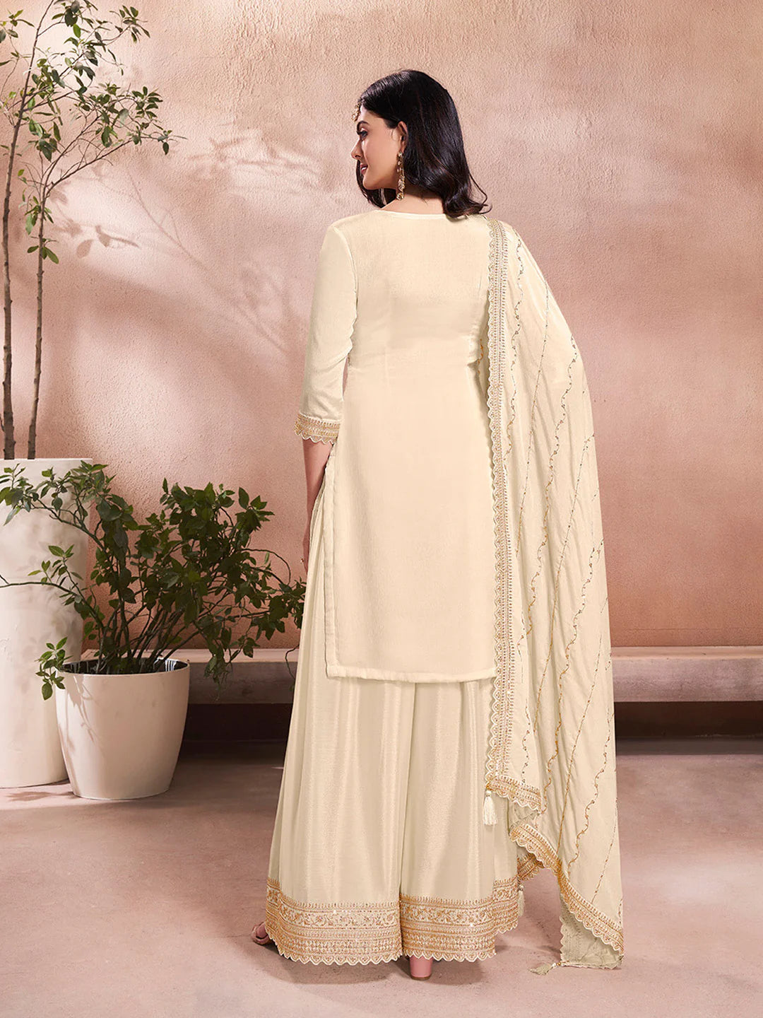 Kriti Palazzo Suit - Roop Darshan