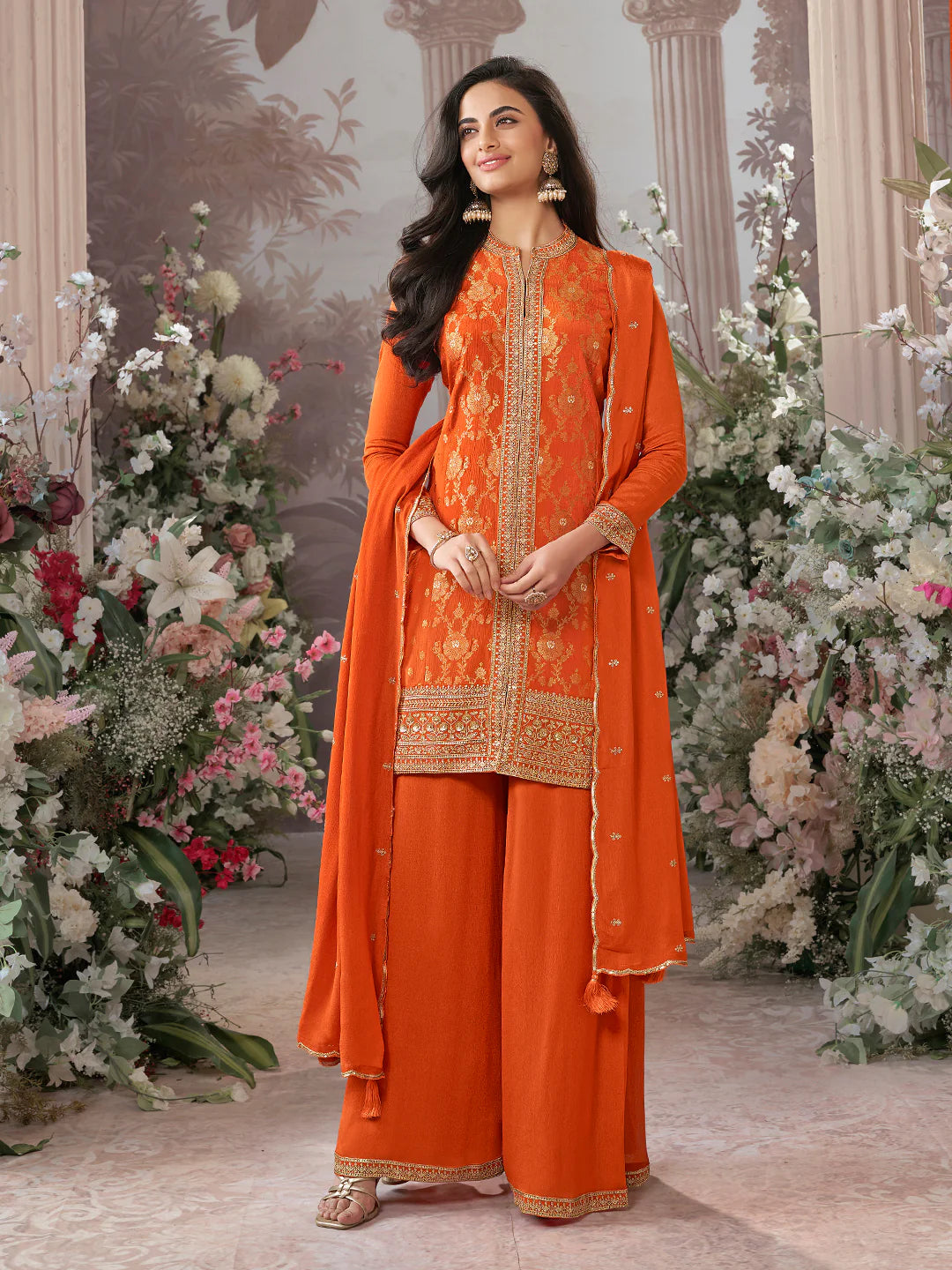Vani Palazzo Suit - Roop Darshan