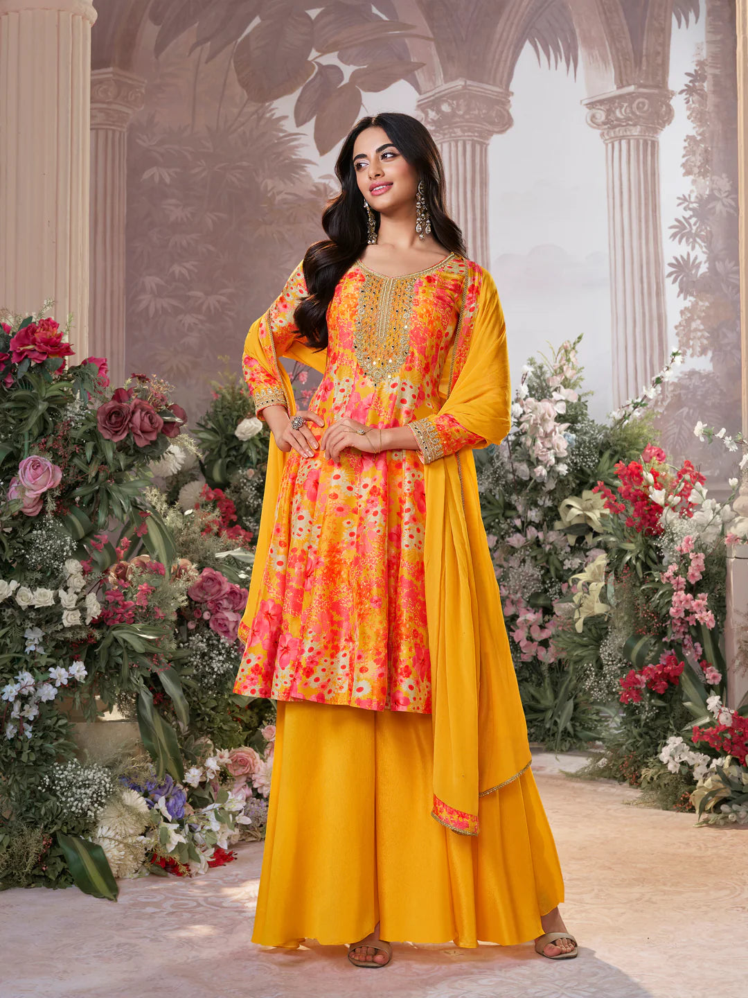 Mahira Palazzo Suit - Roop Darshan