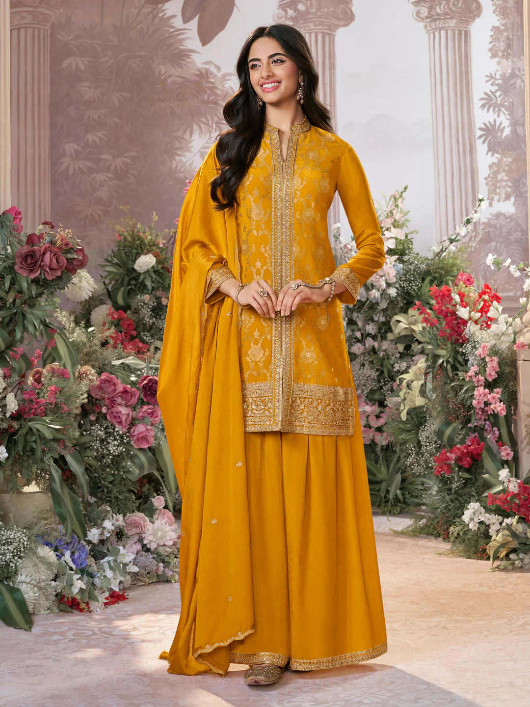 Vani Palazzo Suit - Roop Darshan