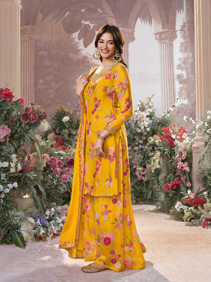 Rehana Palazzo Suit - Roop Darshan