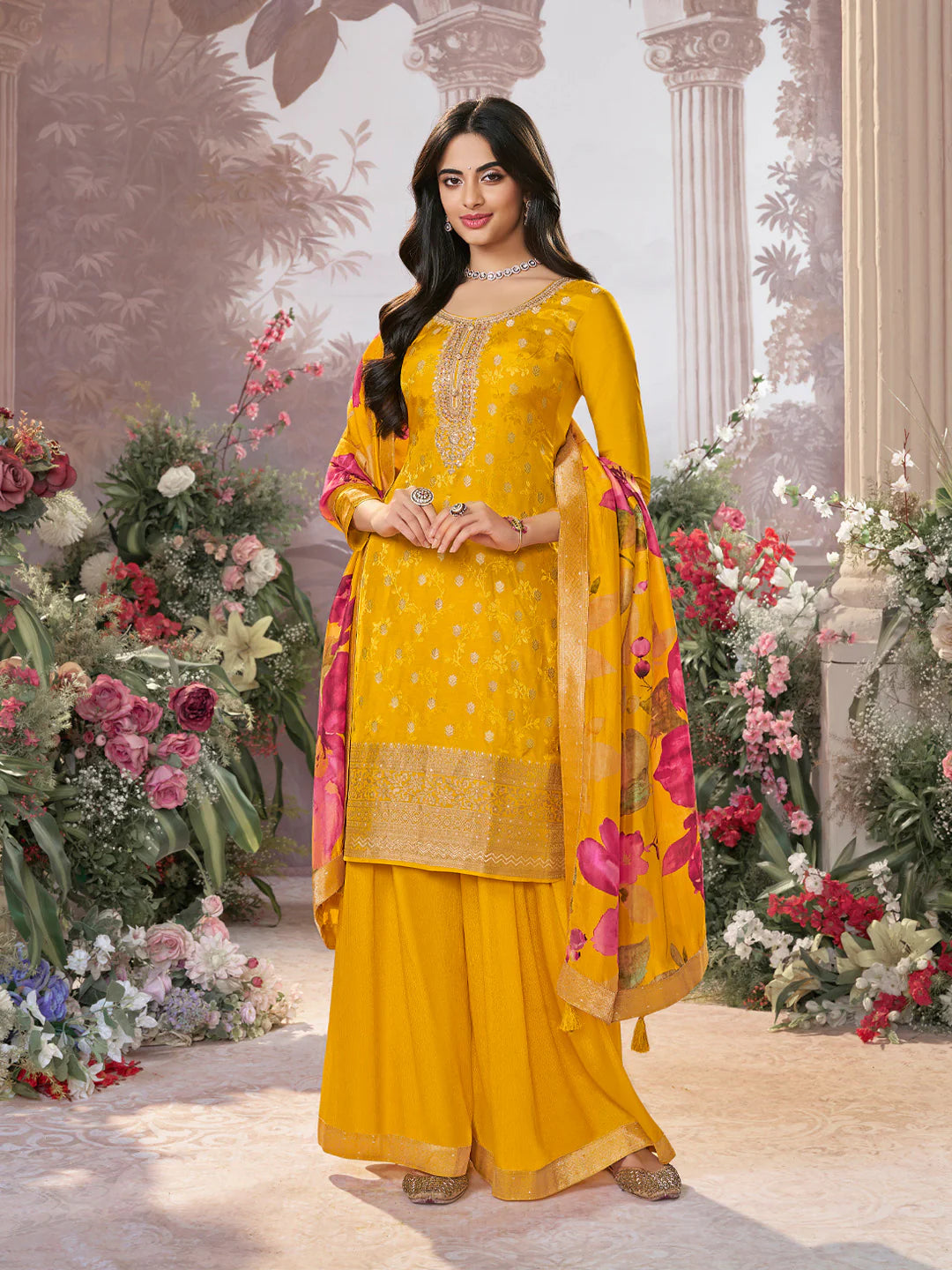 Nazia Palazzo Suit - Roop Darshan