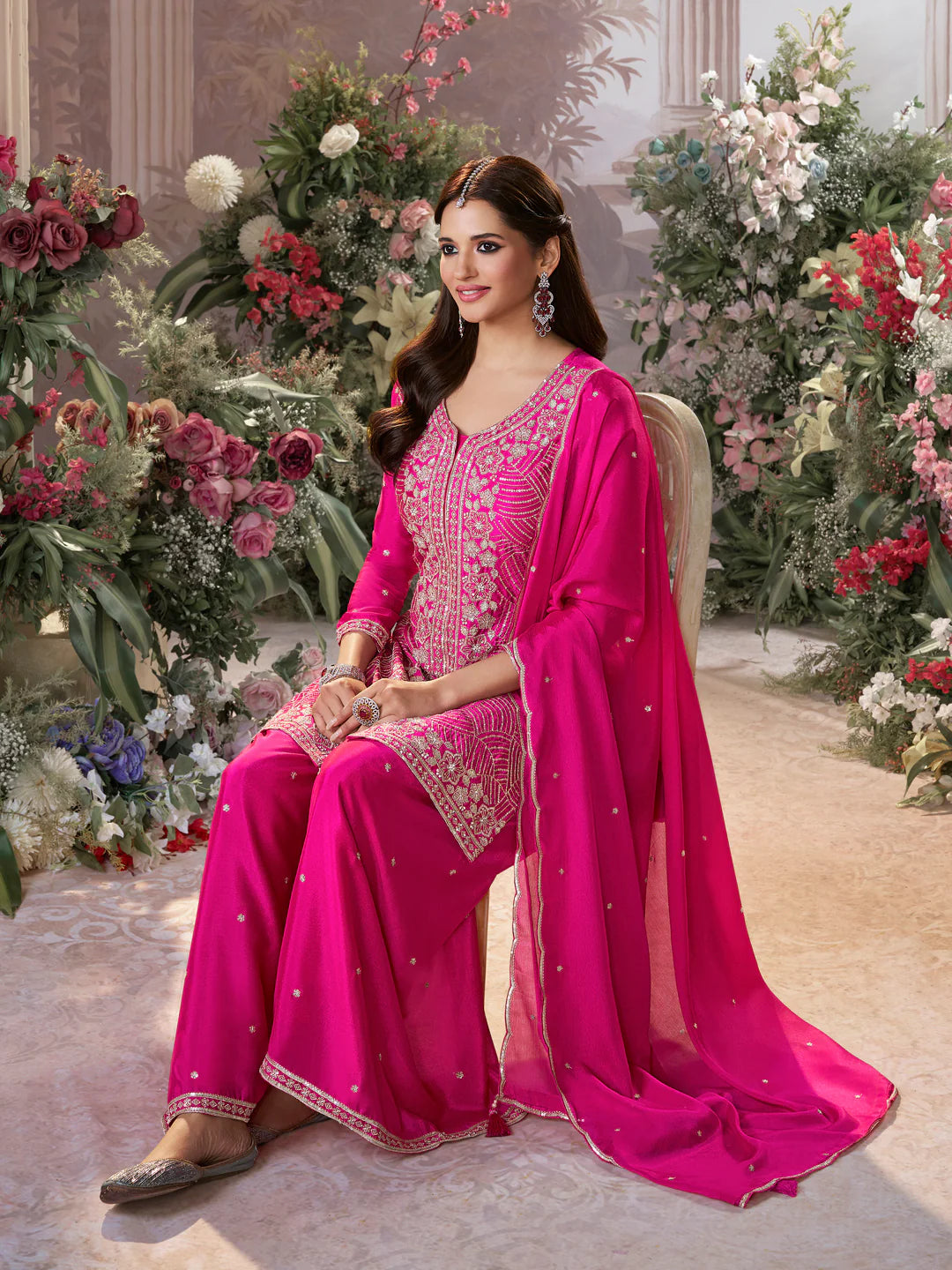 Fiza Palazzo Suit - Roop Darshan