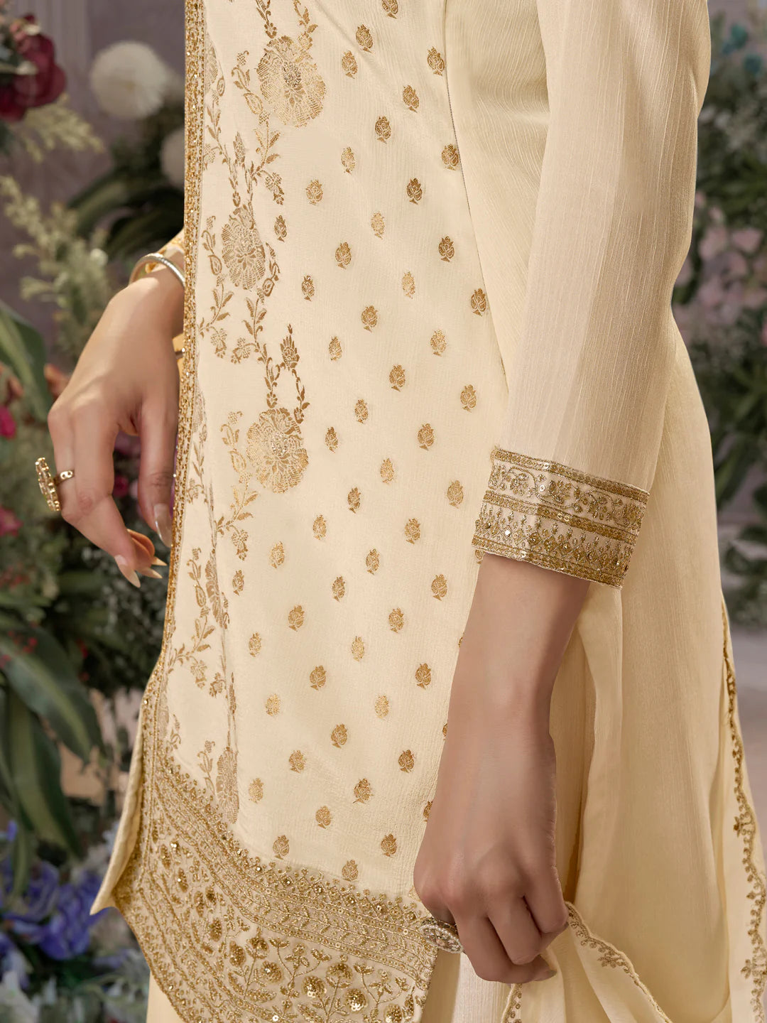 Keya Palazzo Suit - Roop Darshan